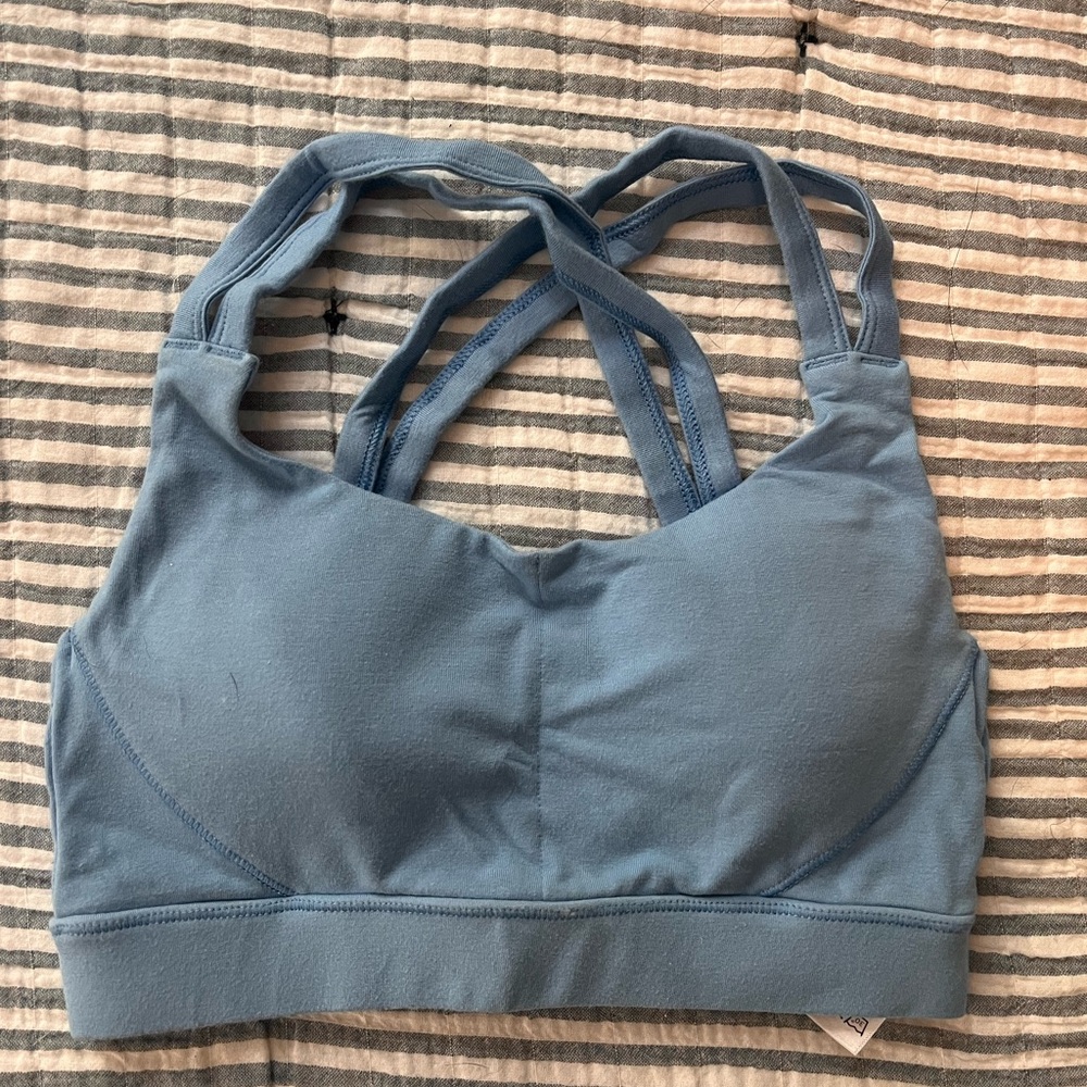 Tasc Blue Strappy Sports Bra